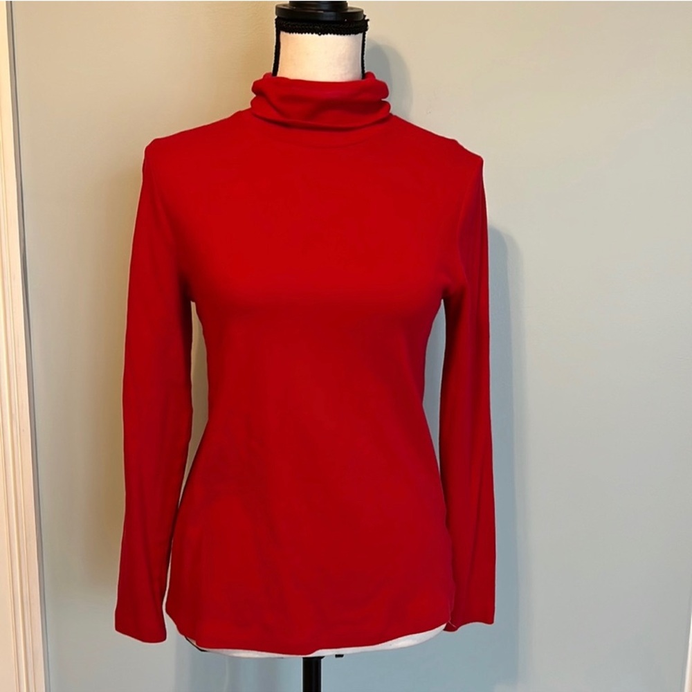 White Stag Turtleneck Blouse